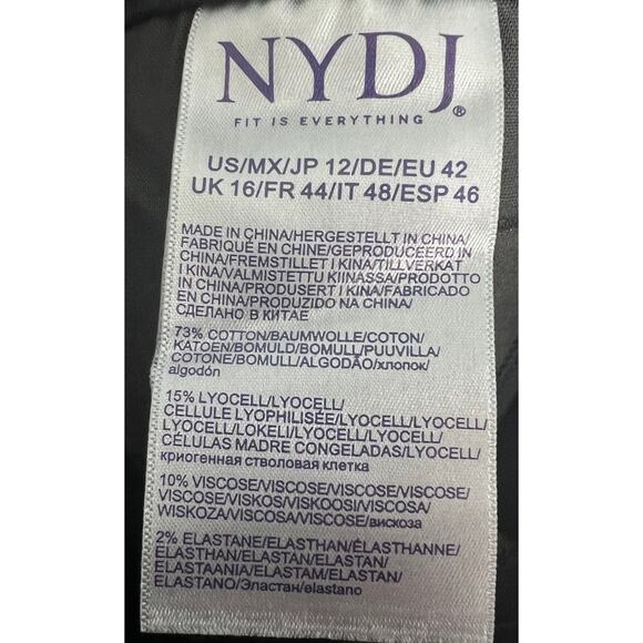 NYDJ‎ Women’s 12 Piper Ankle Straight Leg Jeans Lift x Tuck Classic Preppy Chic - Picture 9 of 15